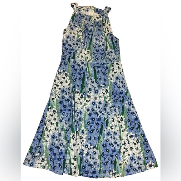 Tommy Hilfiger Sleeveless Floral Fit & Flare Midi Dress Size 6 EUC - Picture 2 of 14